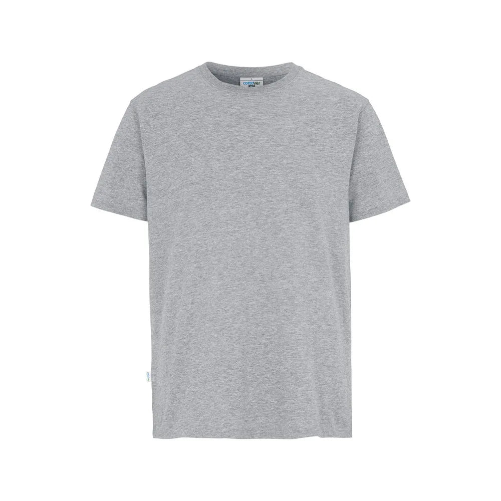 Cottover T-Shirt Man - GOTS Grijs Mêlée