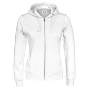 Cottover Hoodie Full Zip Lady - GOTS Wit