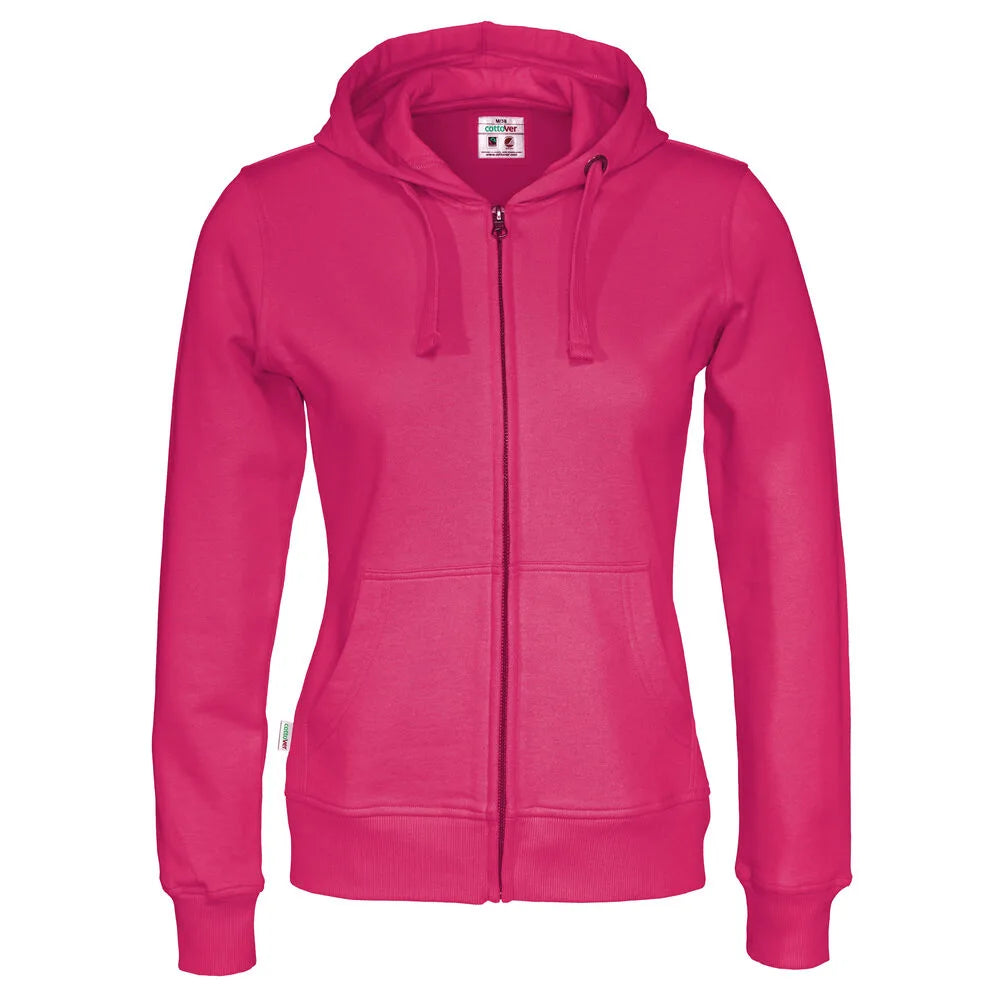 Cottover Hoodie Full Zip Lady - GOTS Kersrood