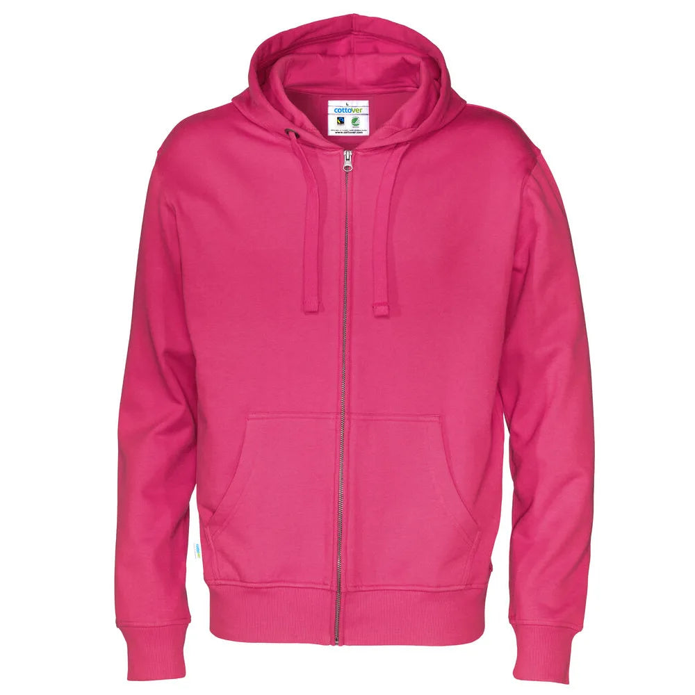 Cottover Hoodie Full Zip Man - GOTS Kersrood