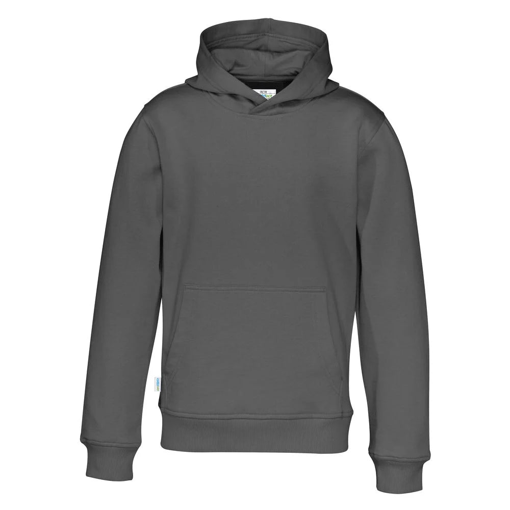 Cottover Hoodie Kid - GOTS Antraciet