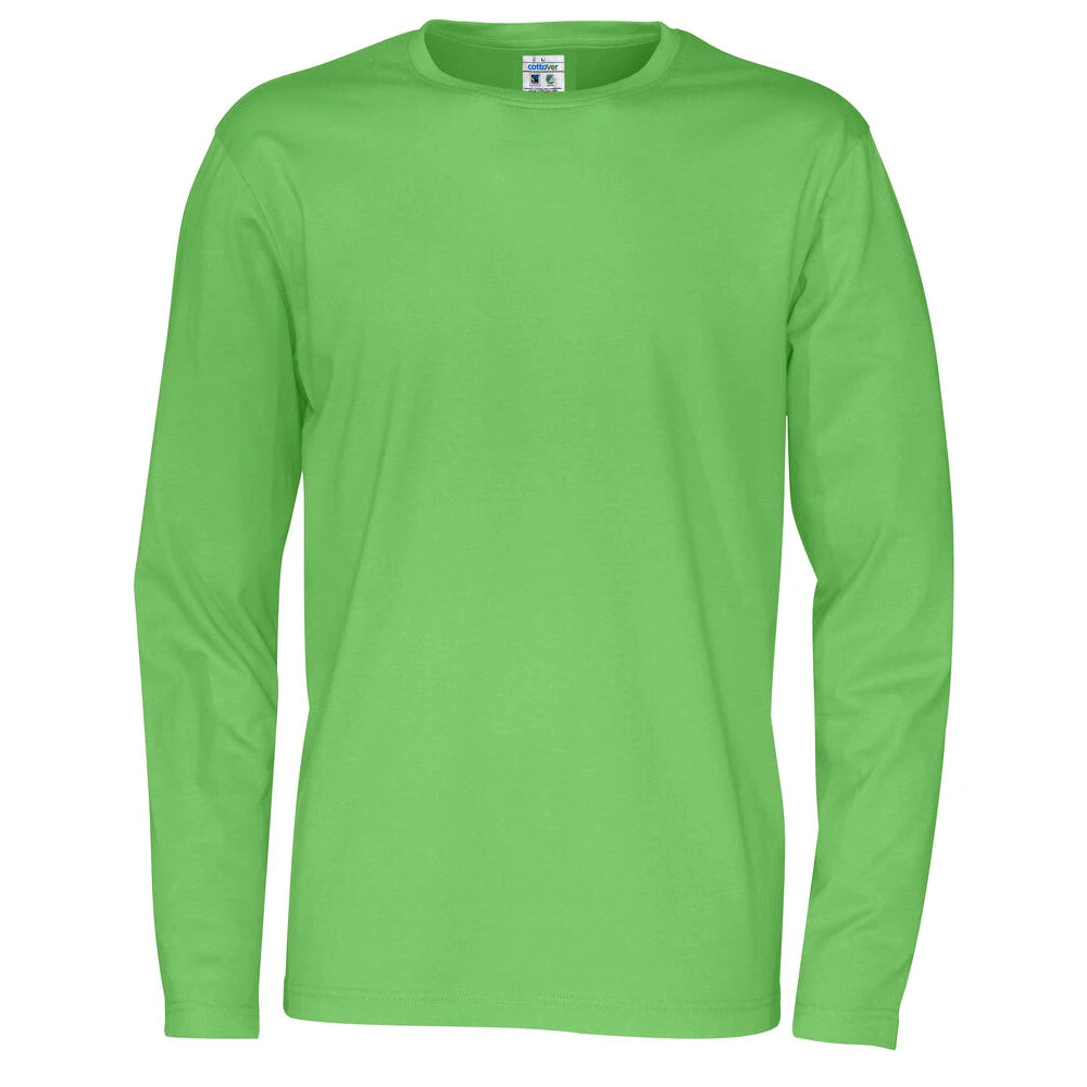 Cottover T-Shirt Long Sleeve Man - GOTS Groen