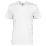 Cottover T-Shirt V-Neck Man - GOTS Wit