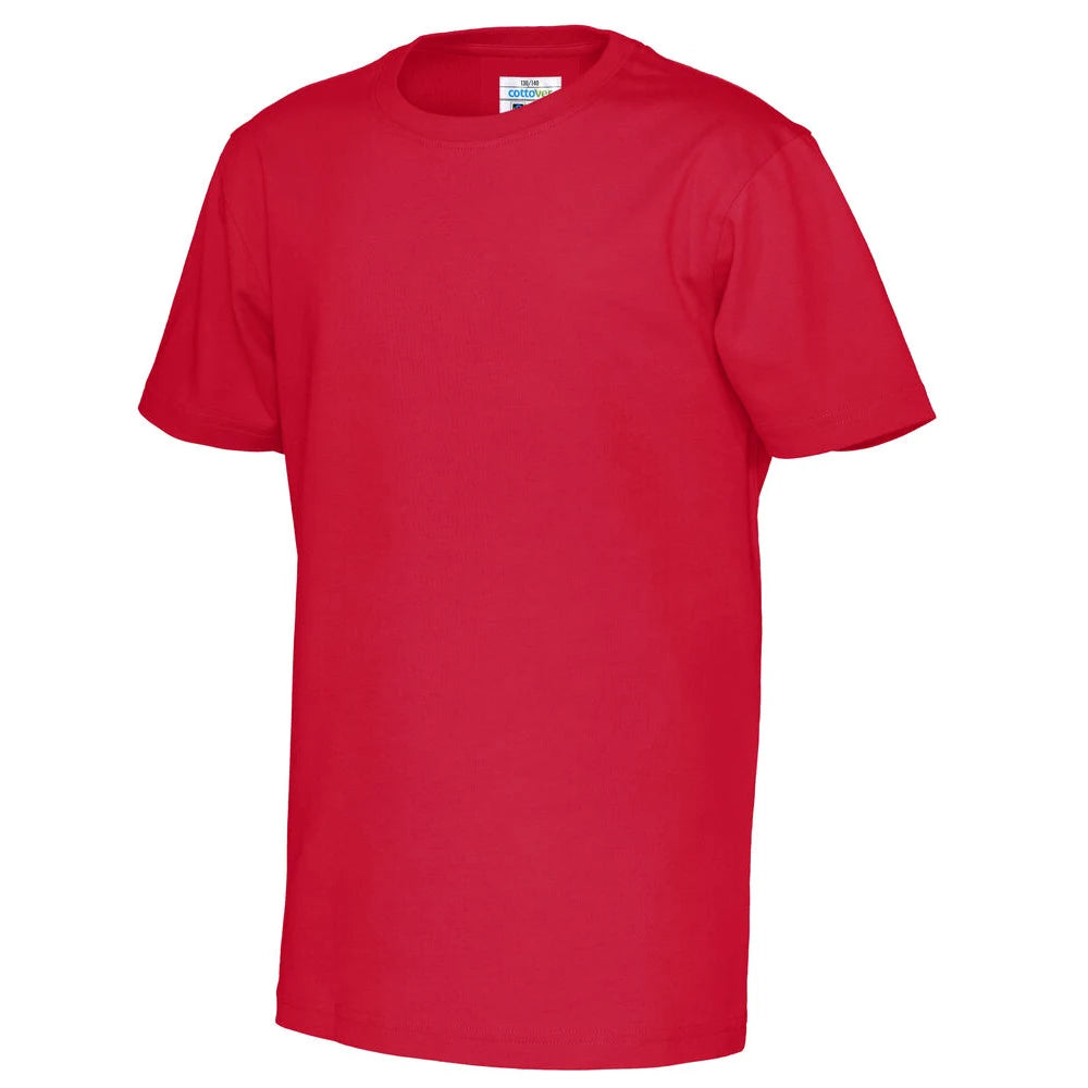 Cottover T-Shirt Ss Kid - GOTS Rood