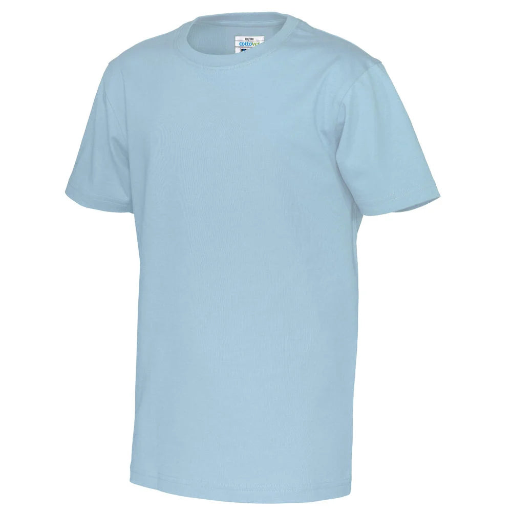 Cottover T-Shirt Ss Kid - GOTS Hemelsblauw