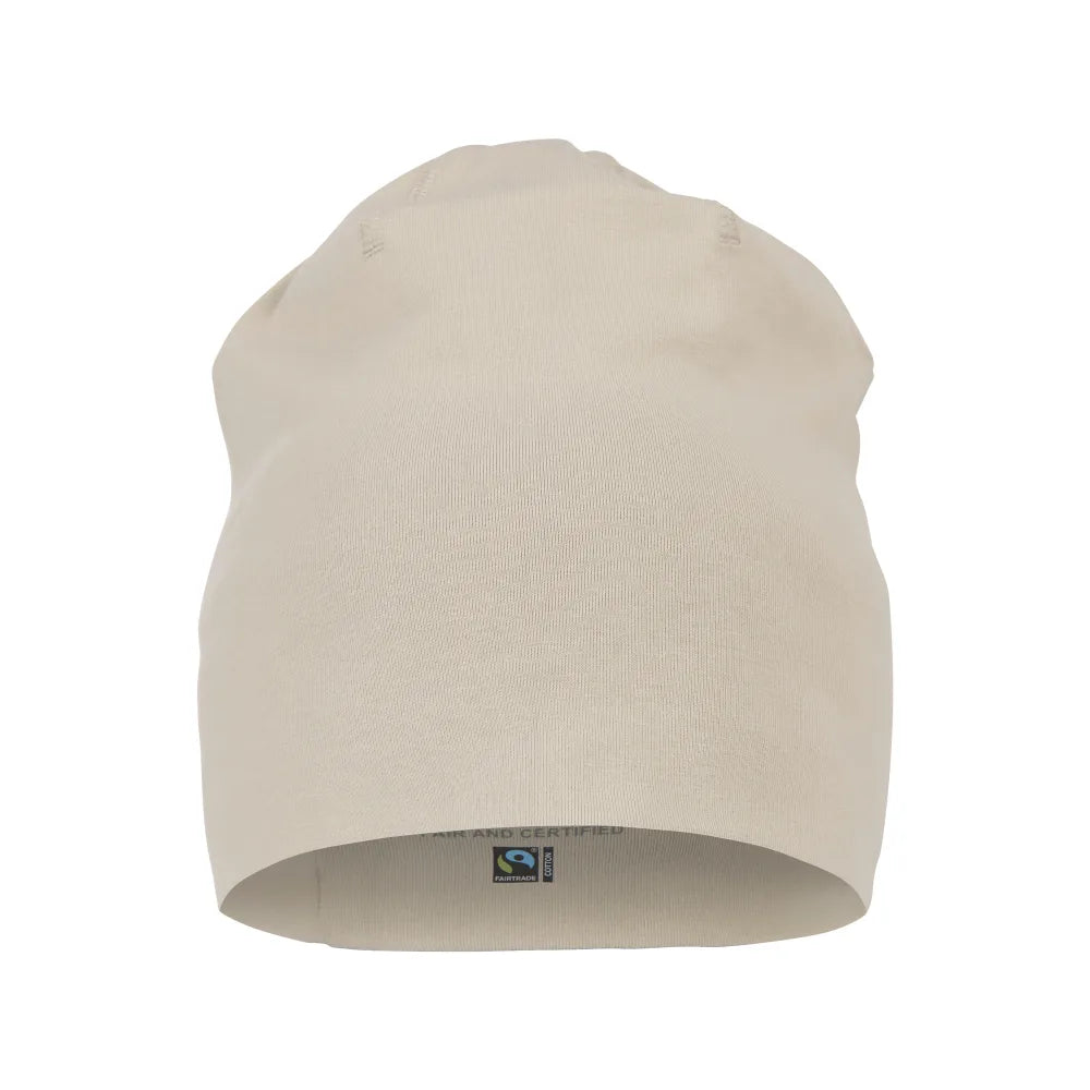 Cottover Beanie - GOTS Donker Zand