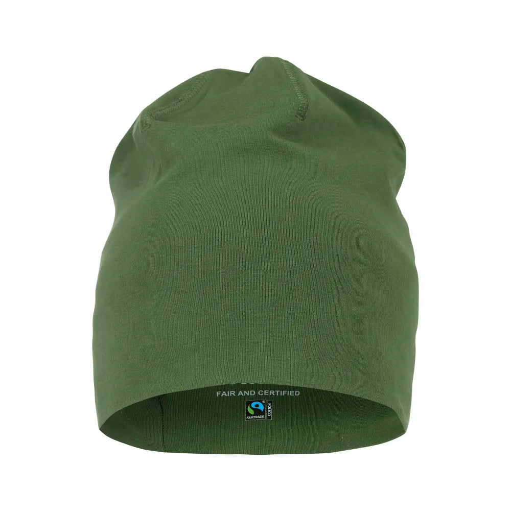 Cottover Beanie - GOTS Donker Groen