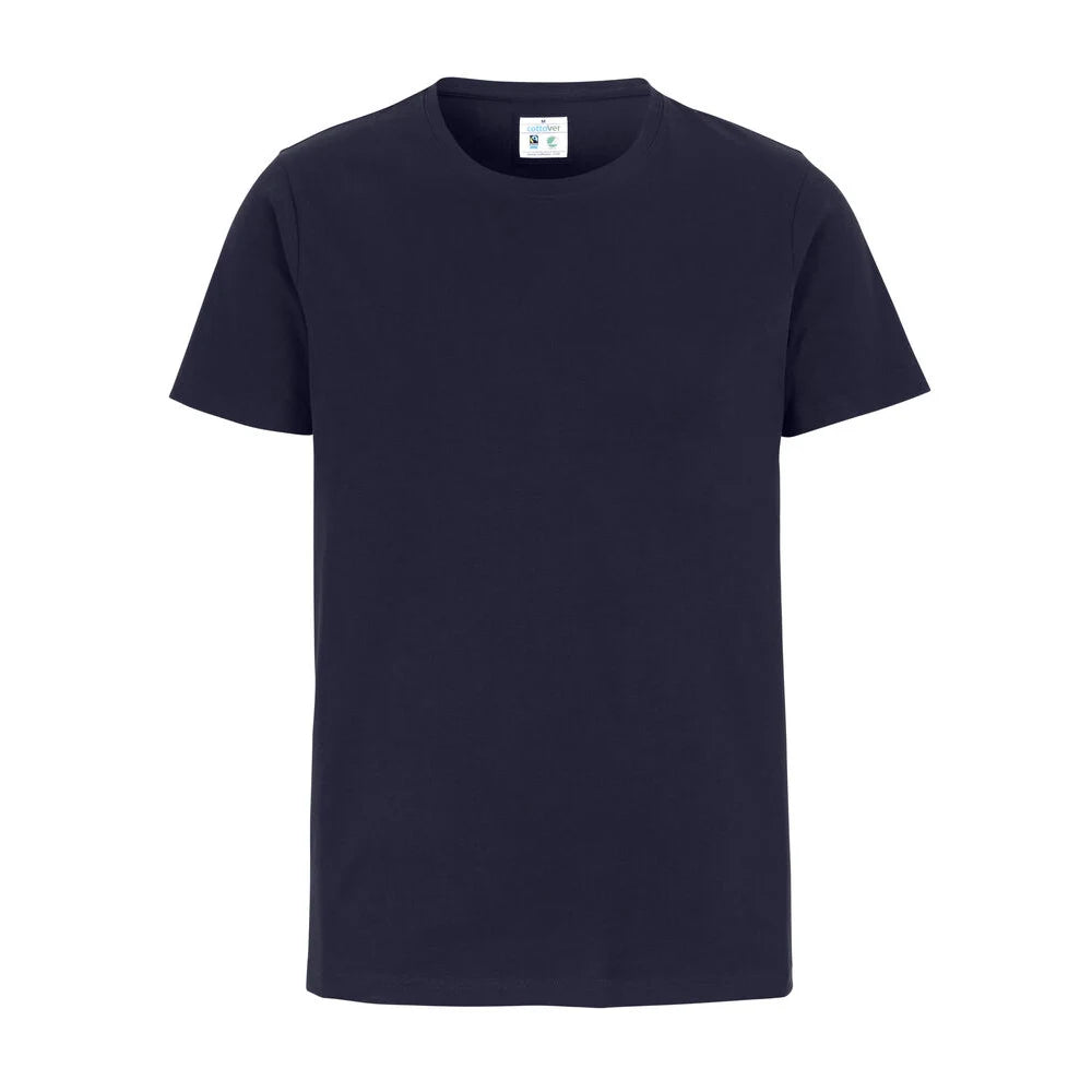 Cottover Stretch R-Neck Man - GOTS Marine
