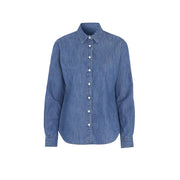 Cottover Denim Shirt Lady - GOTS Denim Blauw