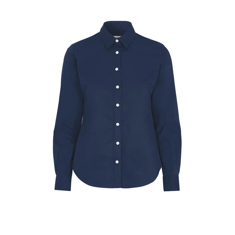 Cottover Shirt Twill Lady - GOTS Marine
