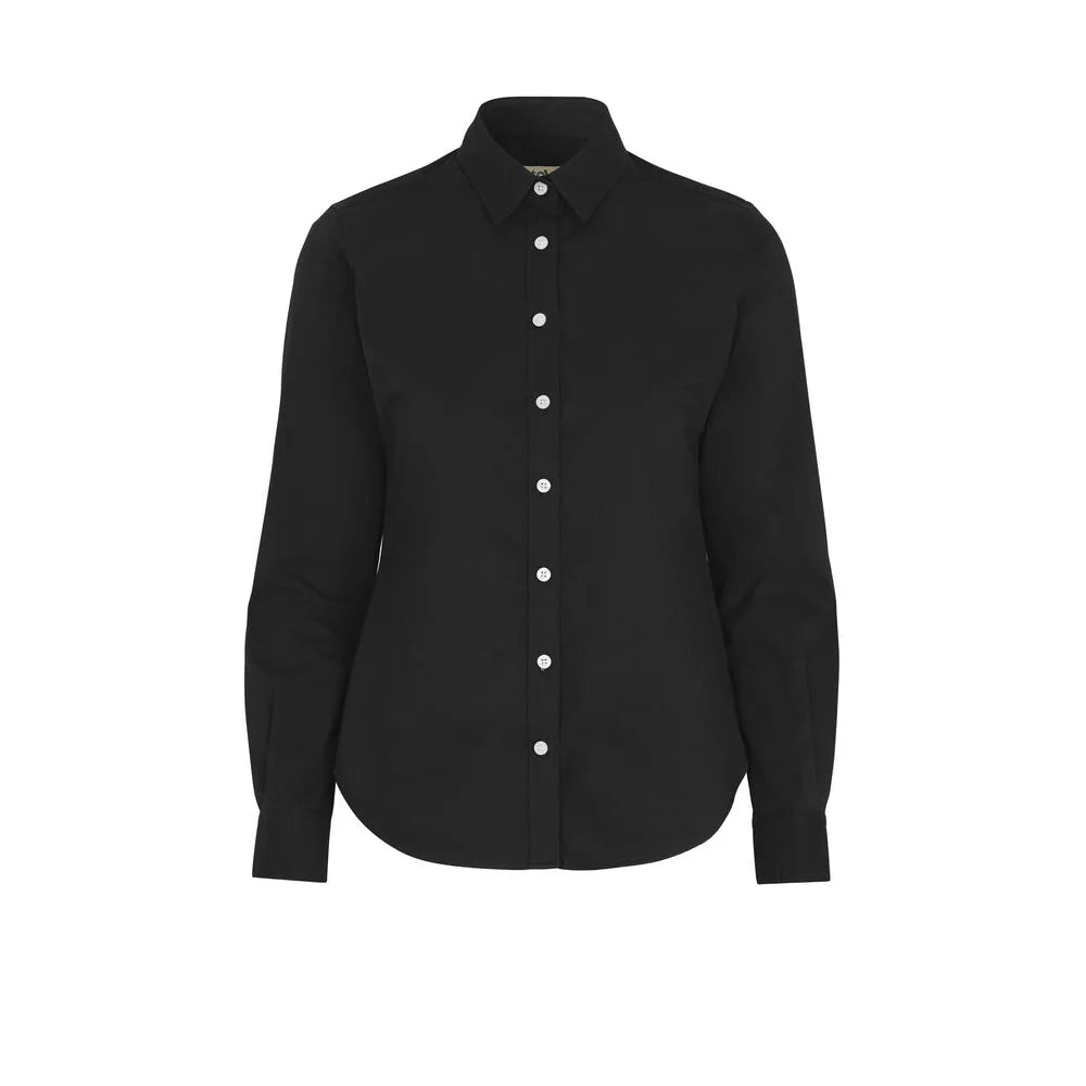 Cottover Shirt Twill Lady - GOTS Zwart