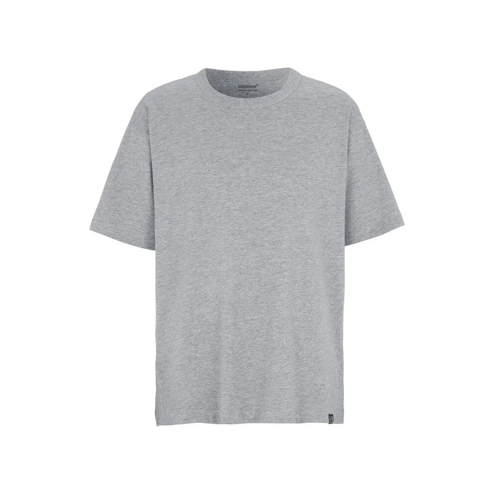 Cottover Oversize T-Shirt Grijs Mêlée