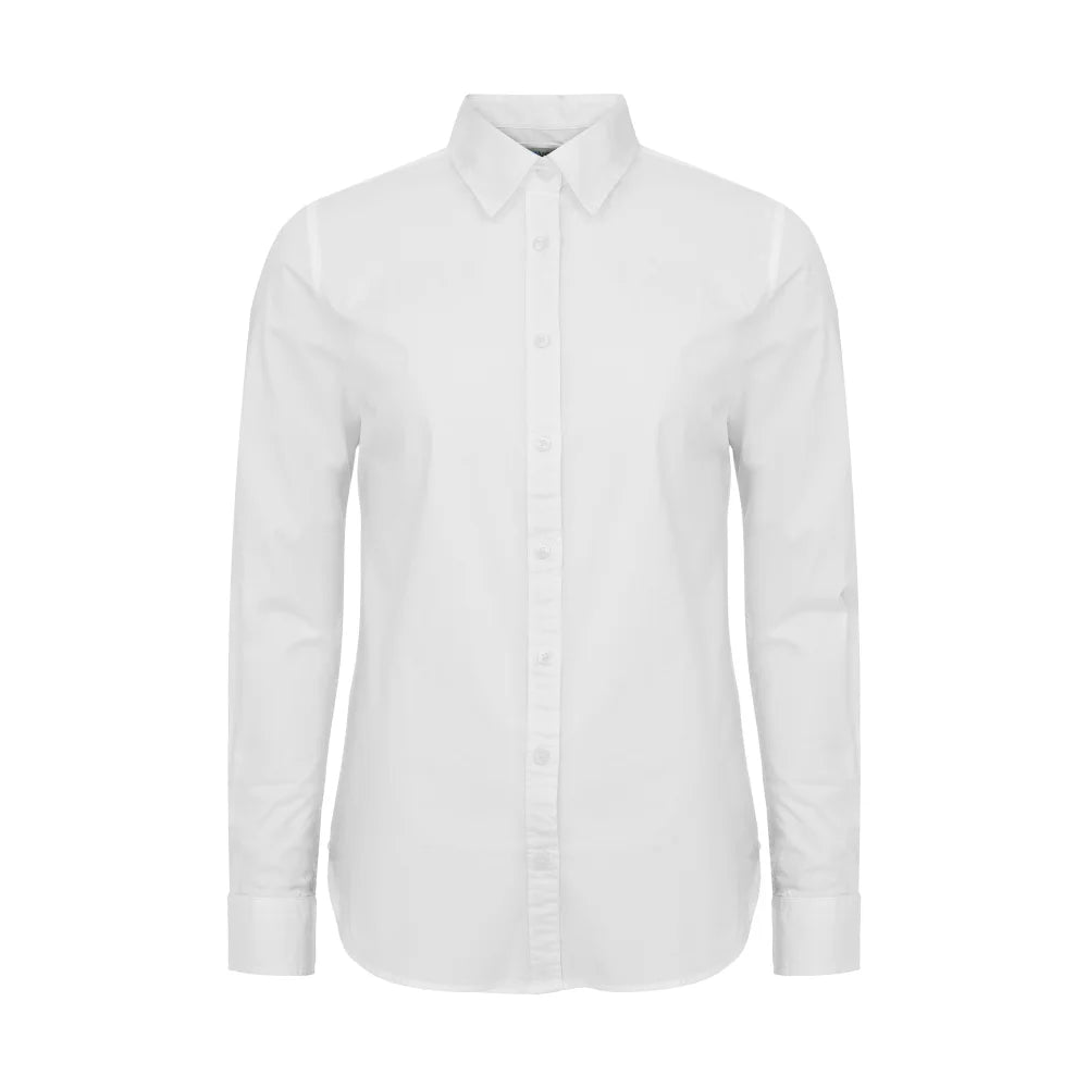 Cottover Poplin Lady Hemd Dames Wit