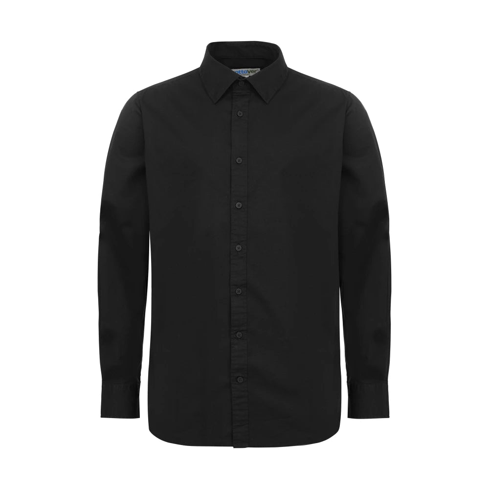 Cottover Poplin Comfort GOTS Zwart
