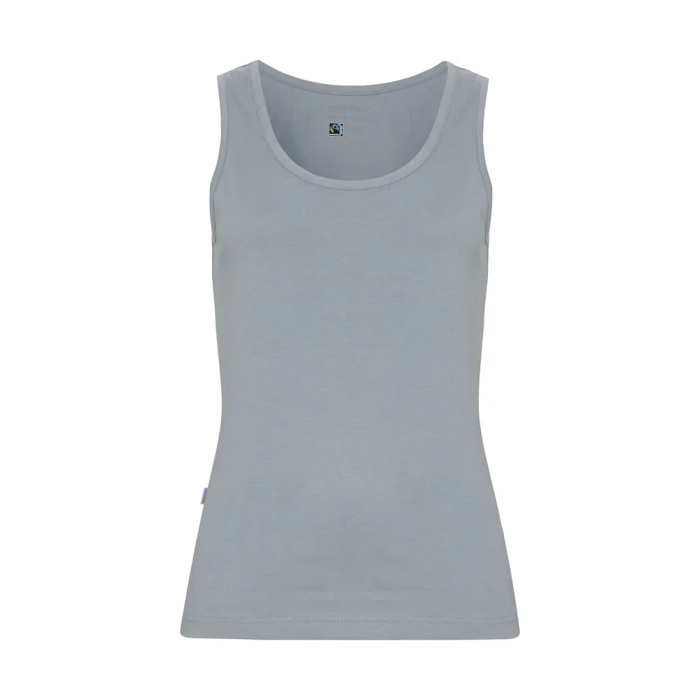 Cottover Tanktop Lady Top Dames Mistig Blauw
