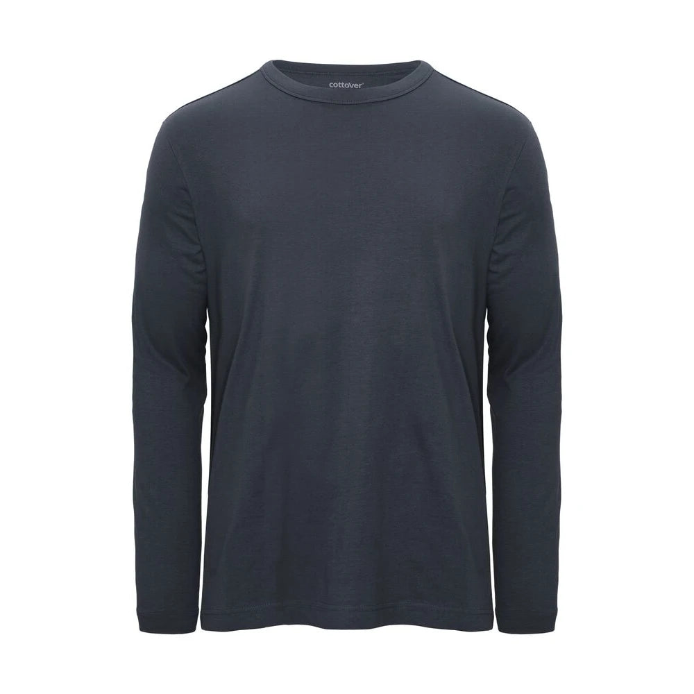 Cottover Relaxed T-Shirt Ls GOTS Marine
