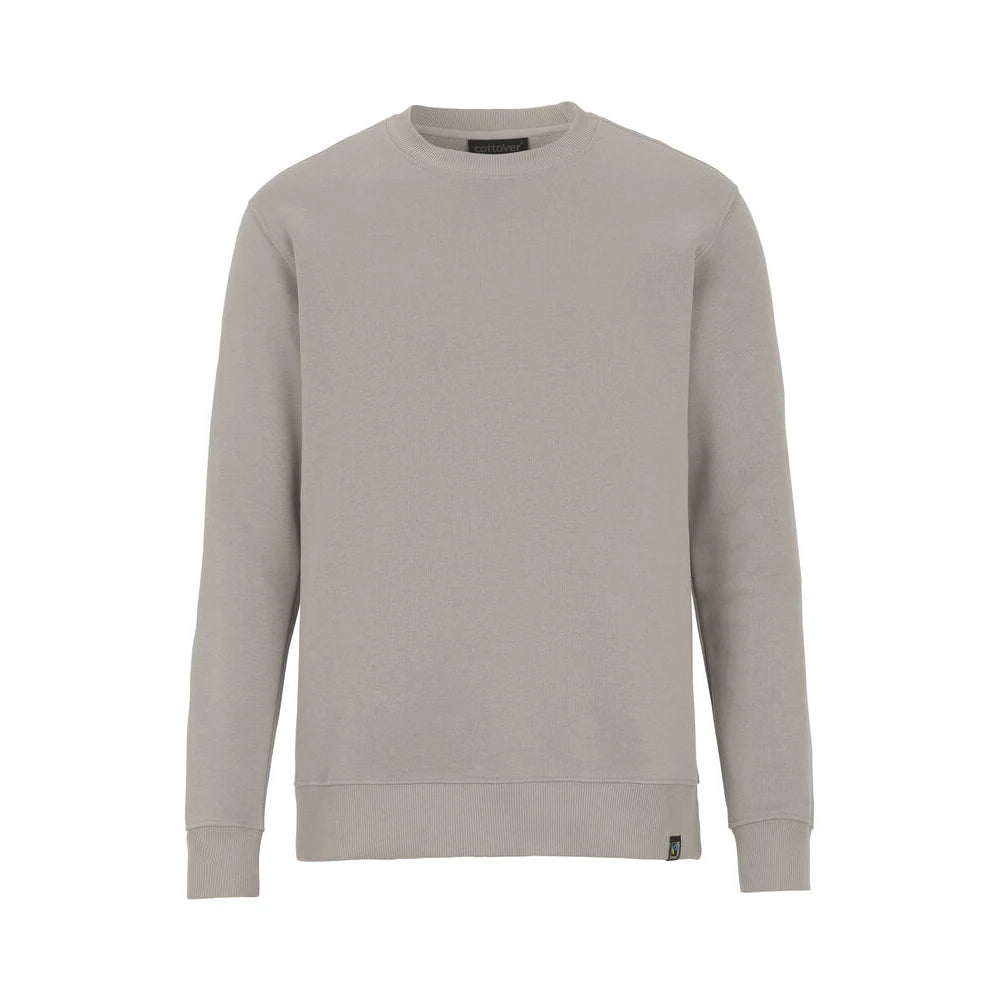Cottover Key Crew Neck Unisex Sweatshirt Donker Zand