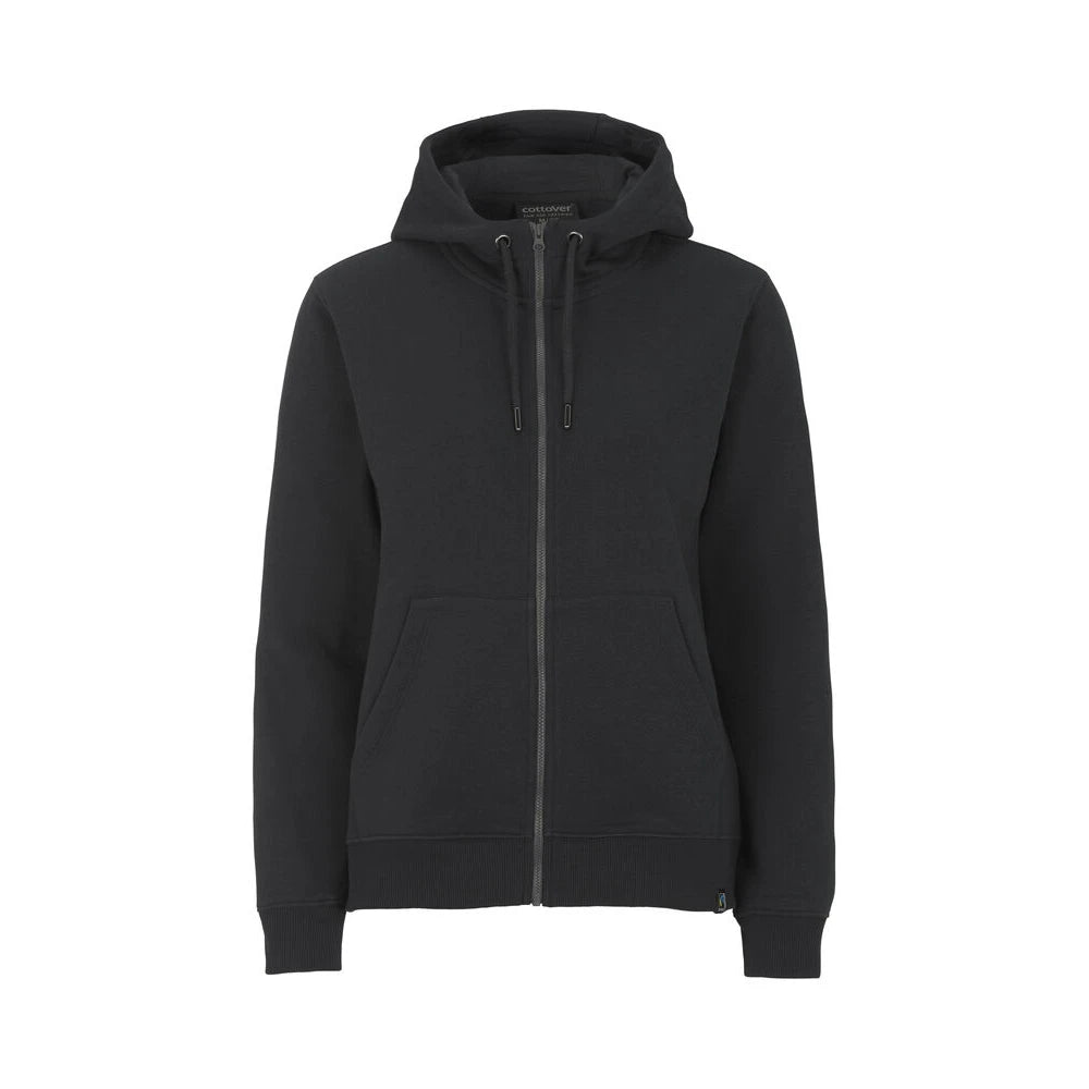 Cottover Key Fz Hood Lady Zwart