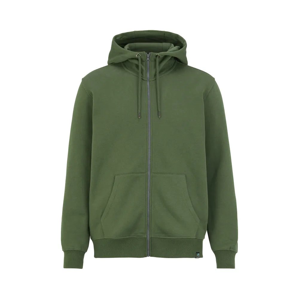 Cottover Key Fz Hood Man Donker Groen