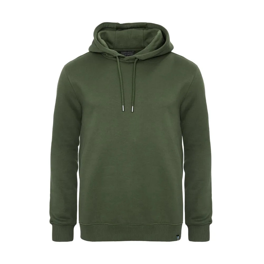 Cottover Key Hood GOTS Donkergroen