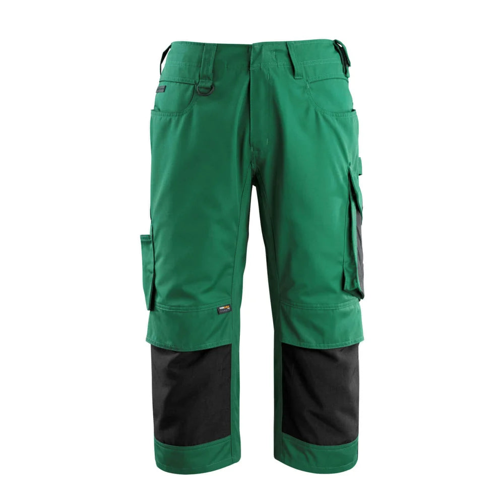 Mascot 14149-442 Driekwart Broek Met Kniezakken Groen Zwart