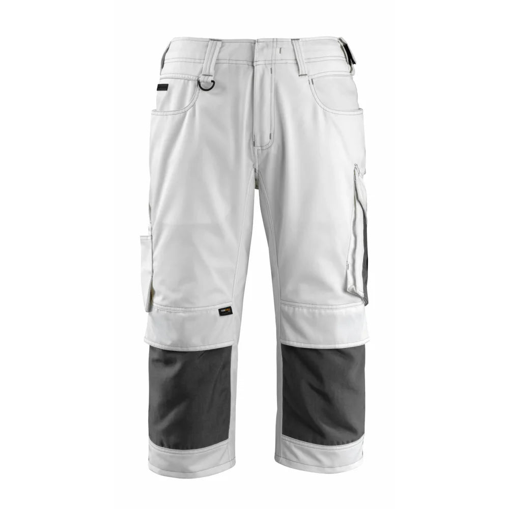 Mascot 14149-442 Driekwart Broek Met Kniezakken Wit Donkerantraciet