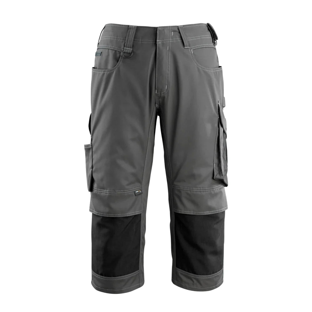 Mascot 14149-442 Driekwart Broek Met Kniezakken Donkerantraciet Zwart