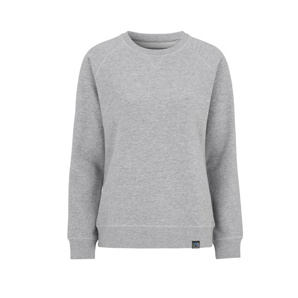 Cottover F. Terry Crew Neck Lady Grijs Mêlée