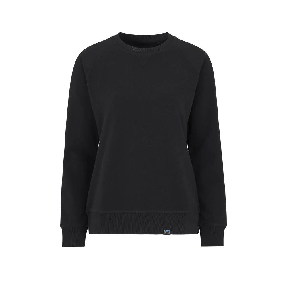 Cottover F. Terry Crew Neck Lady Zwart