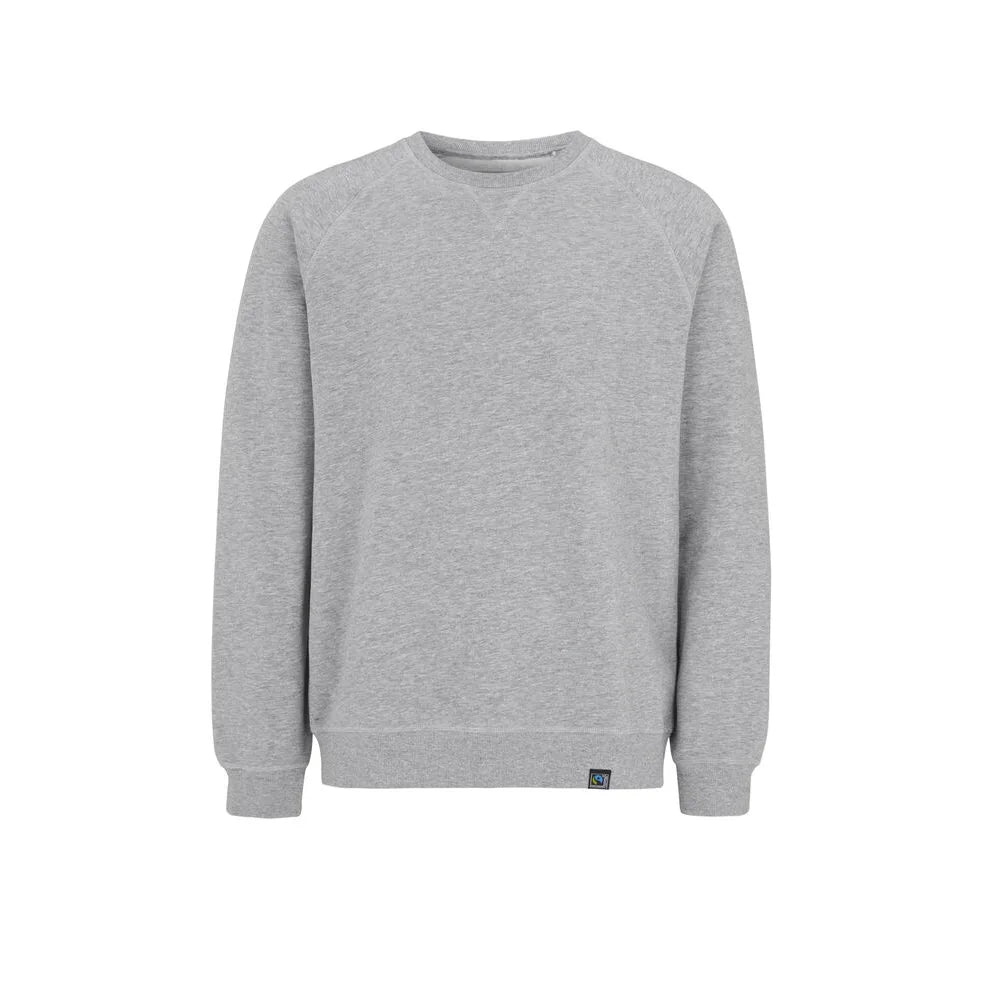 Cottover F. Terry Crew Neck Man Grijs Mêlée