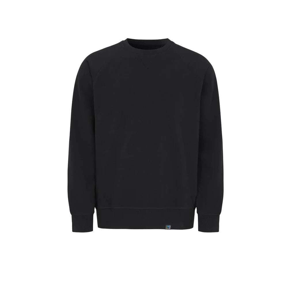 Cottover F. Terry Crew Neck Man Zwart