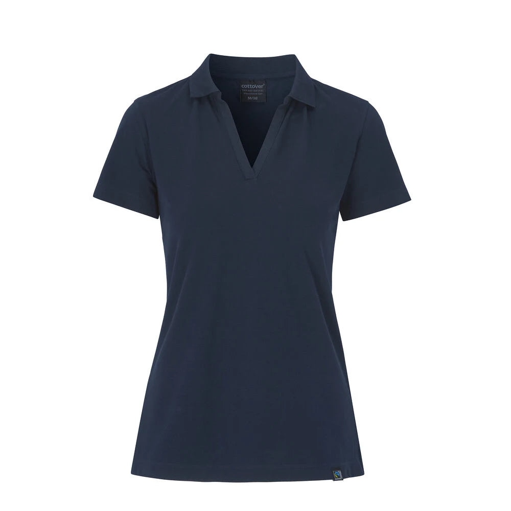 Cottover Stretch Polo Pique Lady - GOTS Marine