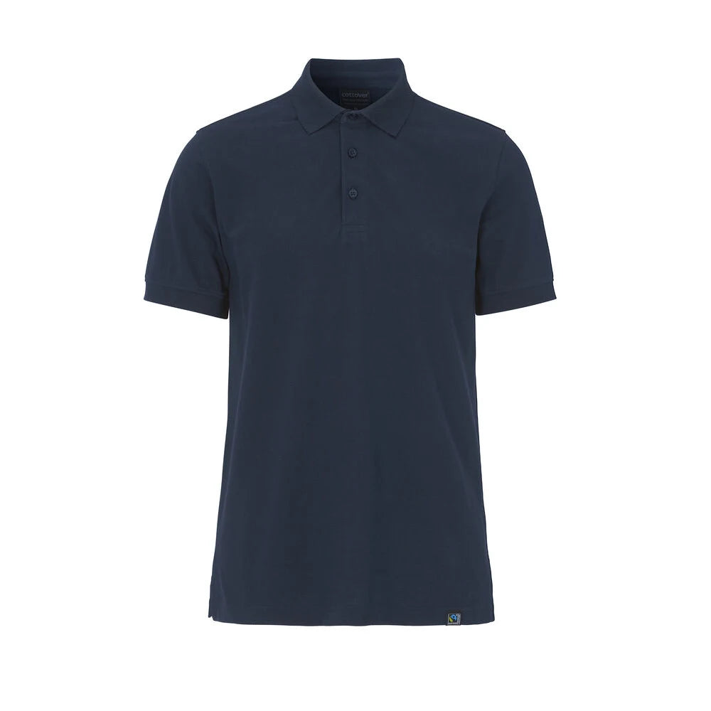 Cottover Stretch Polo Pique Men - GOTS Marine