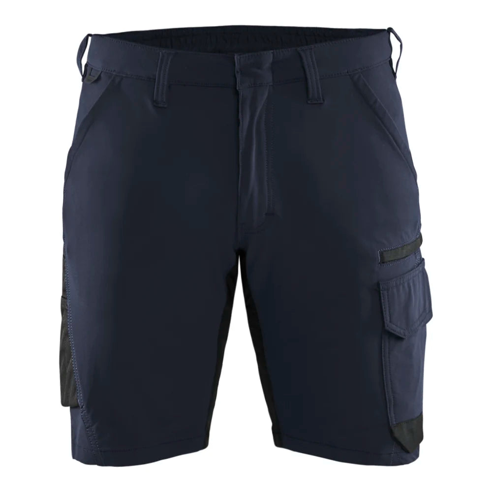 Blaklader 1423 1645 Service Short 4-Weg Stretch Donker Marineblauw Zwart