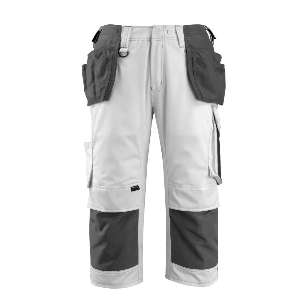 Mascot 14349-442 Driekwart Broek Met Spijkerzakken Wit Donkerantraciet