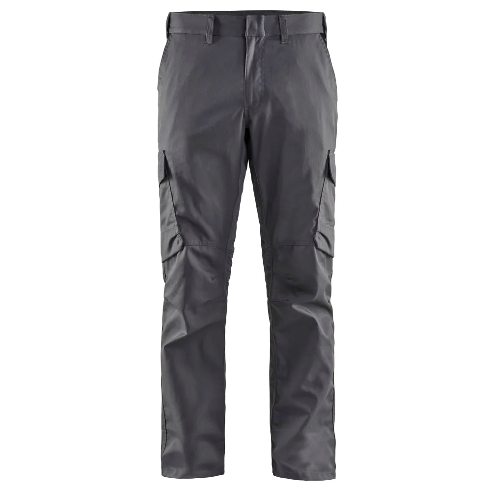 Blaklader 1444 1832 Industrie Werkbroek Stretch Medium Grijs Zwart