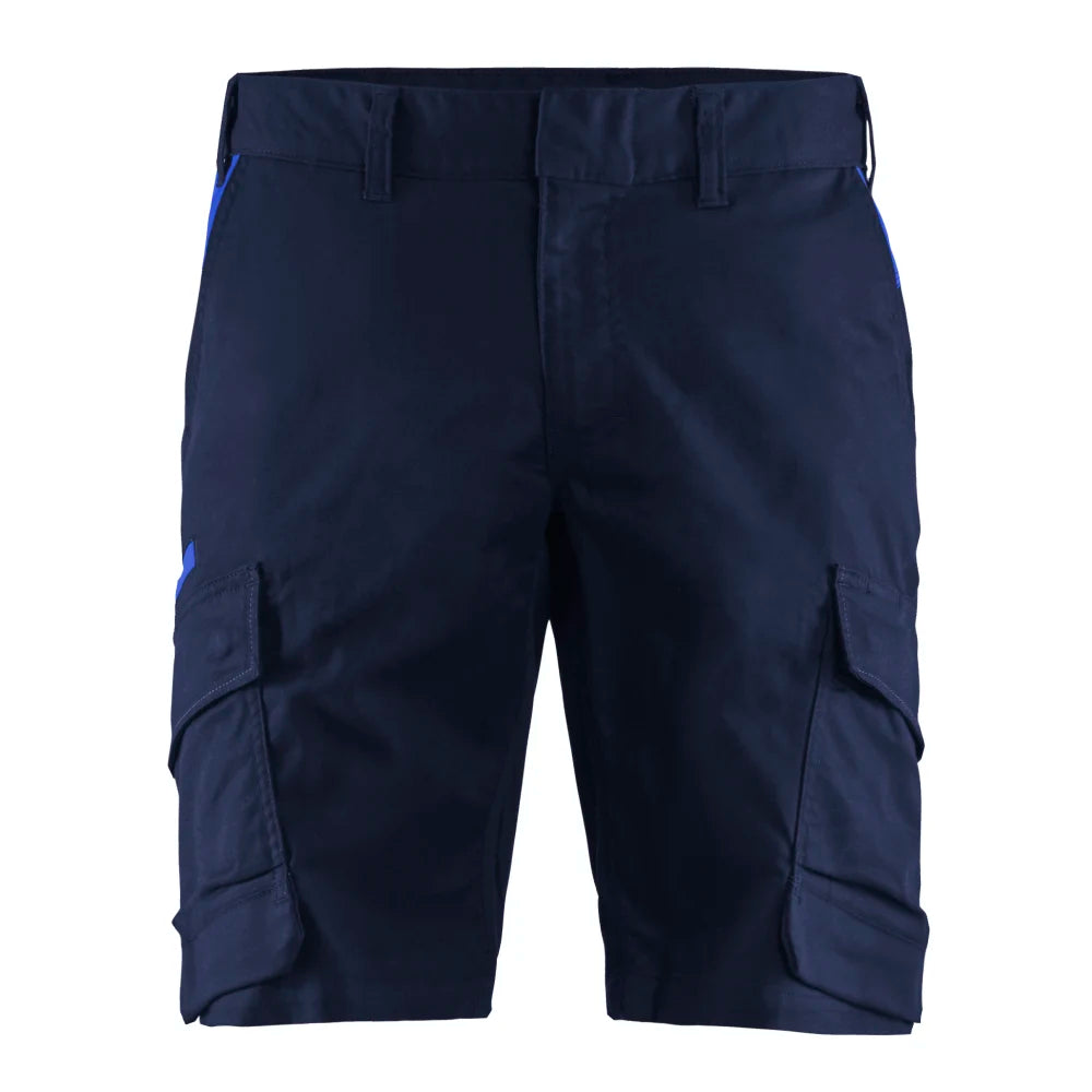 Blaklader 1446 1832 Industrie Short Stretch Marineblauw Korenblauw