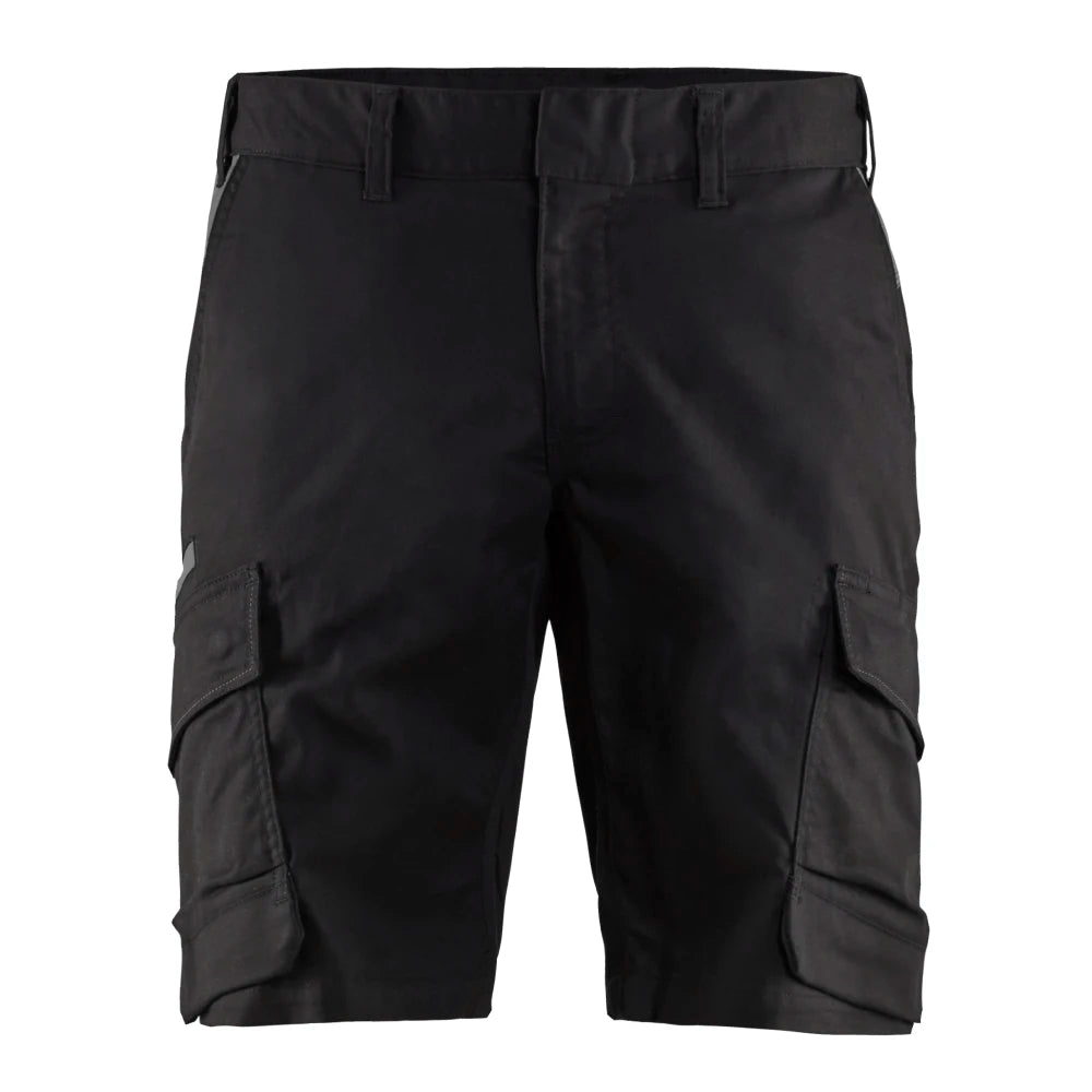 Blaklader 1446 1832 Industrie Short Stretch Zwart Donkergrijs