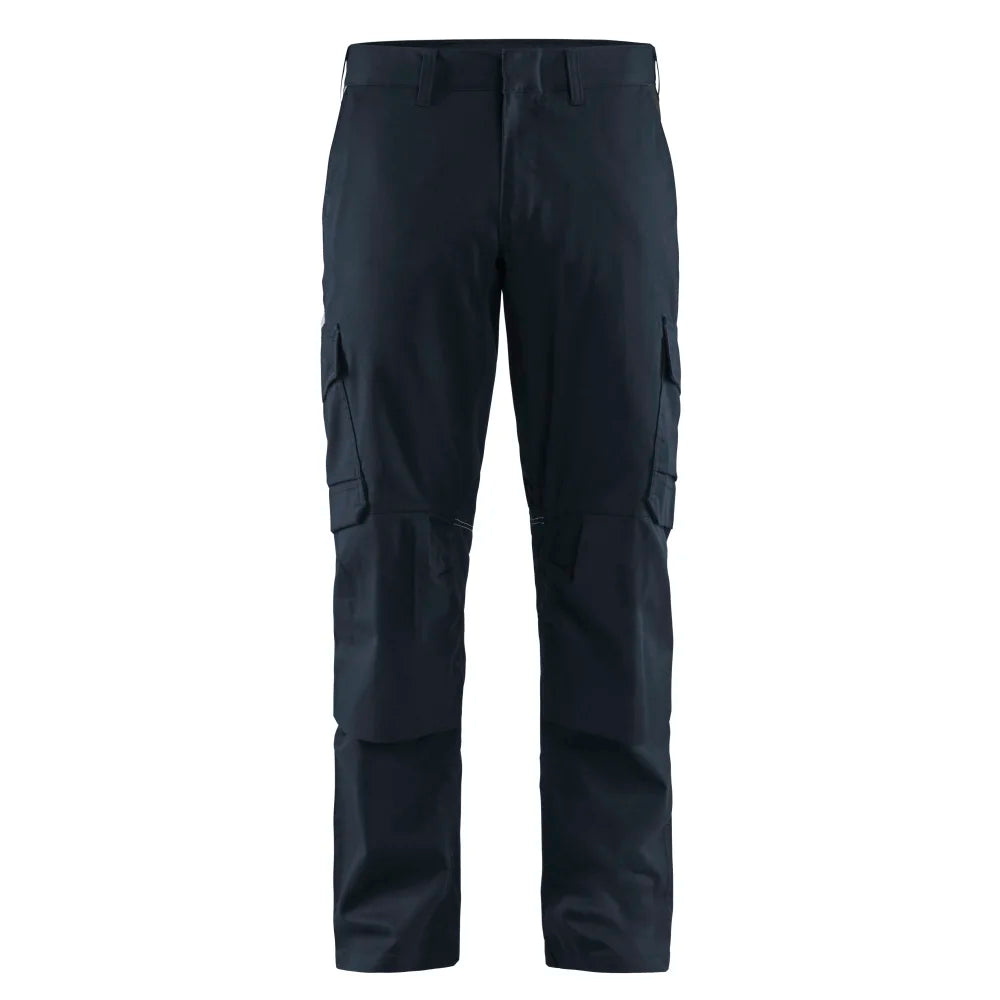 Blaklader 1448 1832 Industrie Werkbroek Stretch Met Kniezakken Donker Marineblauw Zwart