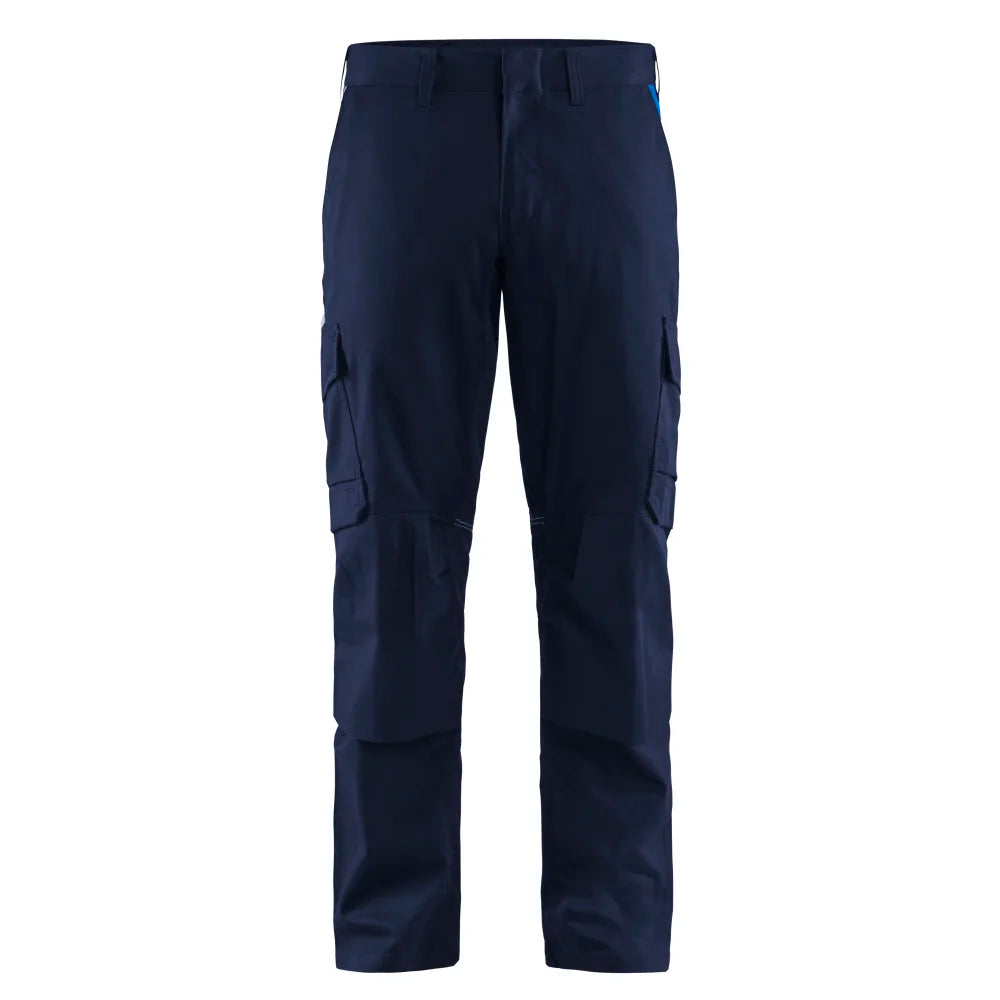 Blaklader 1448 1832 Industrie Werkbroek Stretch Met Kniezakken Marineblauw Korenblauw