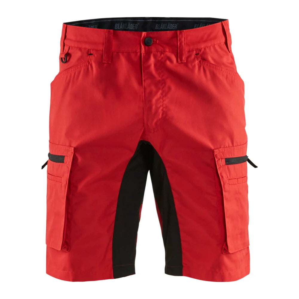 Blaklader 1449 1845 Service Short Stretch Rood Zwart