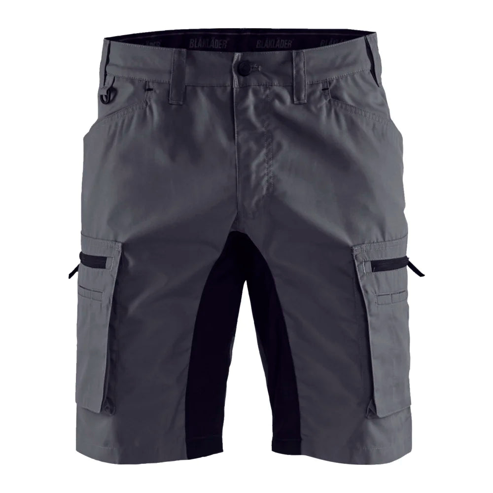 Blaklader 1449 1845 Service Short Stretch Medium Grijs Zwart
