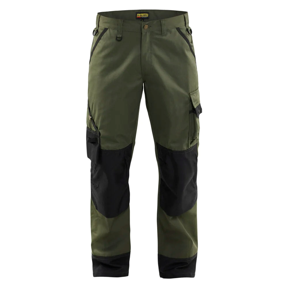 Blaklader 1454 1835 Garden Werkbroek Army Groen Zwart