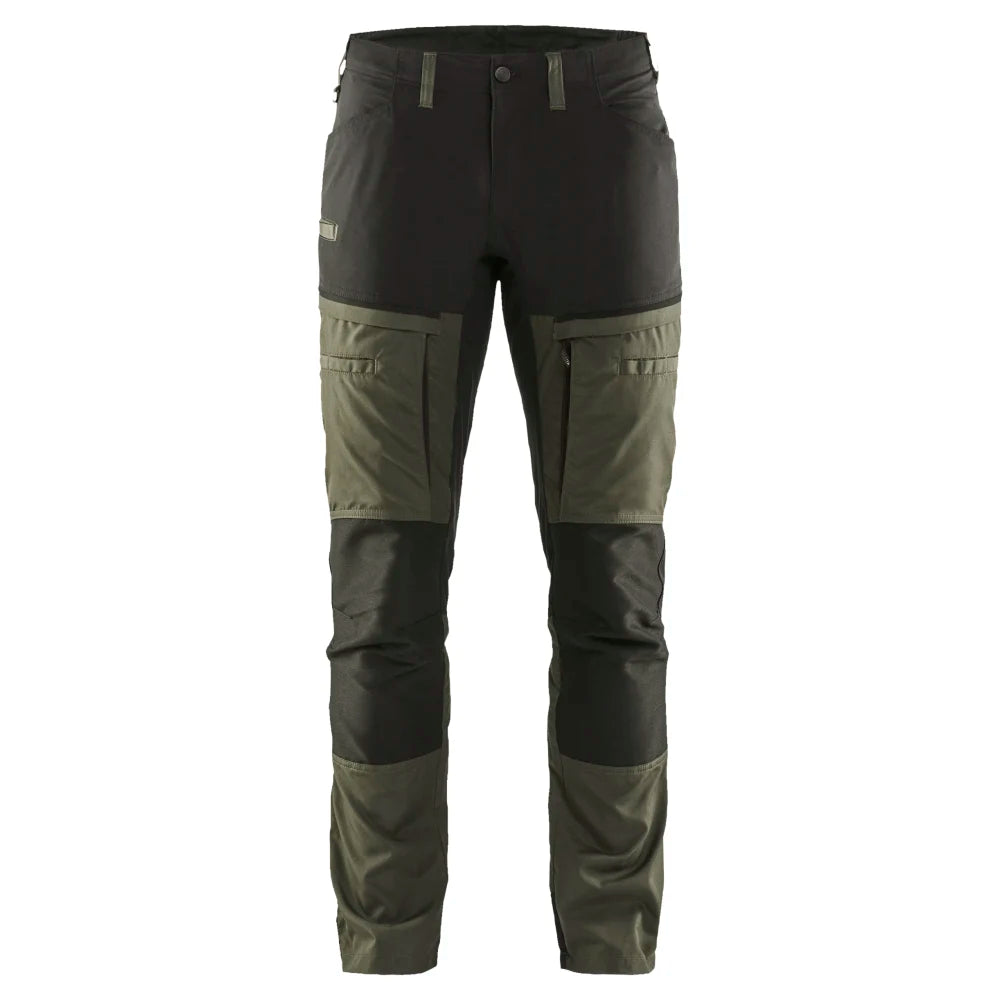 Blaklader 1456 1845 Service Werkbroek Stretch Groen Zwart