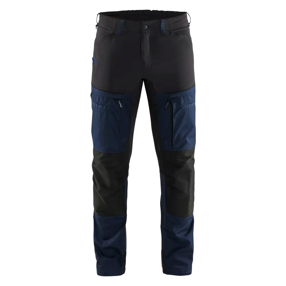 Blaklader 1456 1845 Service Werkbroek Stretch Donker Marineblauw Zwart