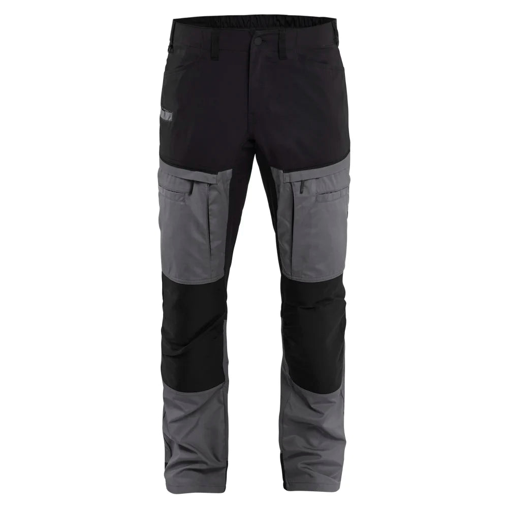 Blaklader 1456 1845 Service Werkbroek Stretch Medium Grijs Zwart