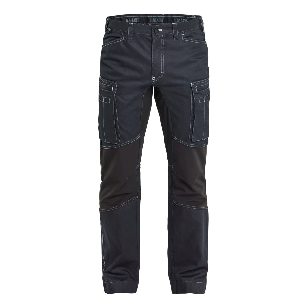 Blaklader 1459 1142 Service Werkbroek Denim Stretch Marineblauw Zwart