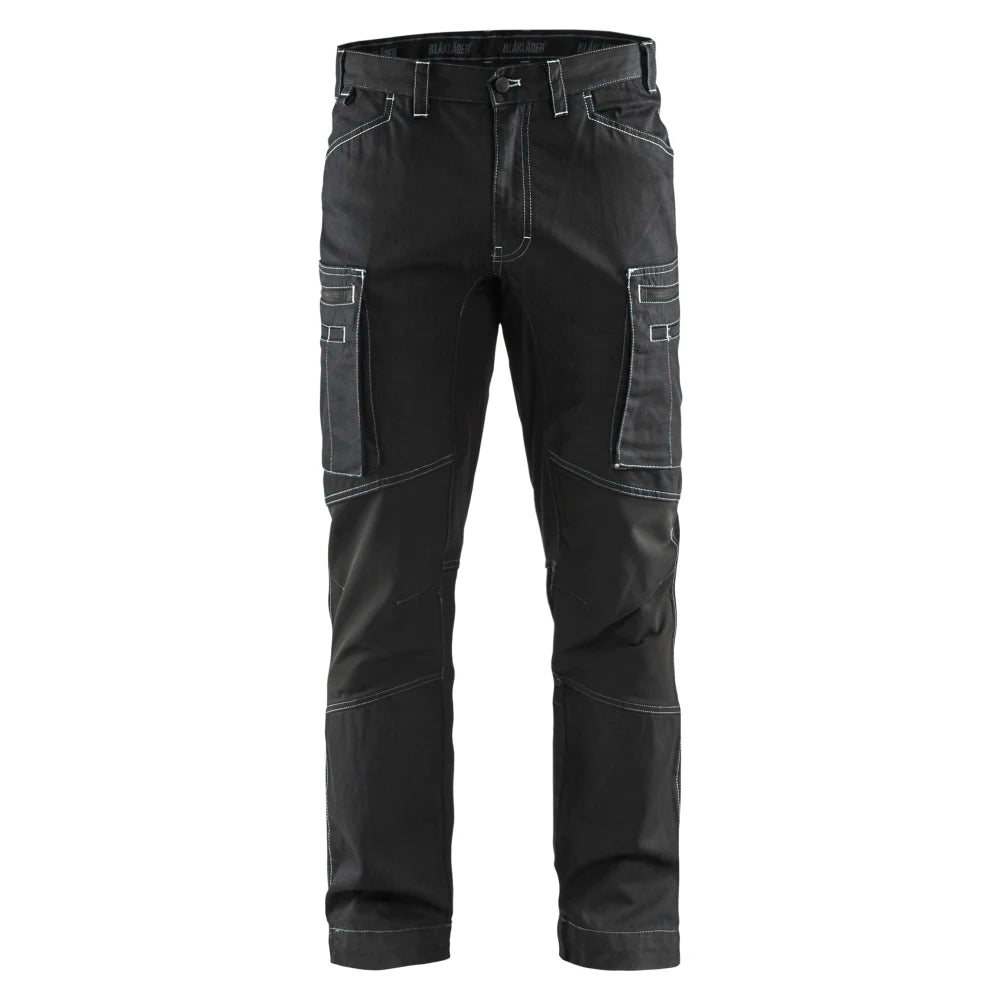 Blaklader 1459 1142 Service Werkbroek Denim Stretch Zwart