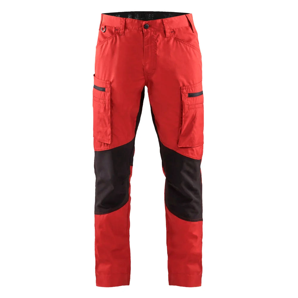 Blaklader 1459 1845 Service Werkbroek Stretch Rood Zwart