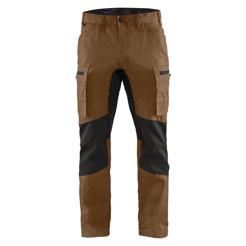Blaklader 1459 1845 Service Werkbroek Stretch Nougat Zwart